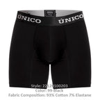 Mundo Unico Intenso Cotton Boxer Briefs - Black