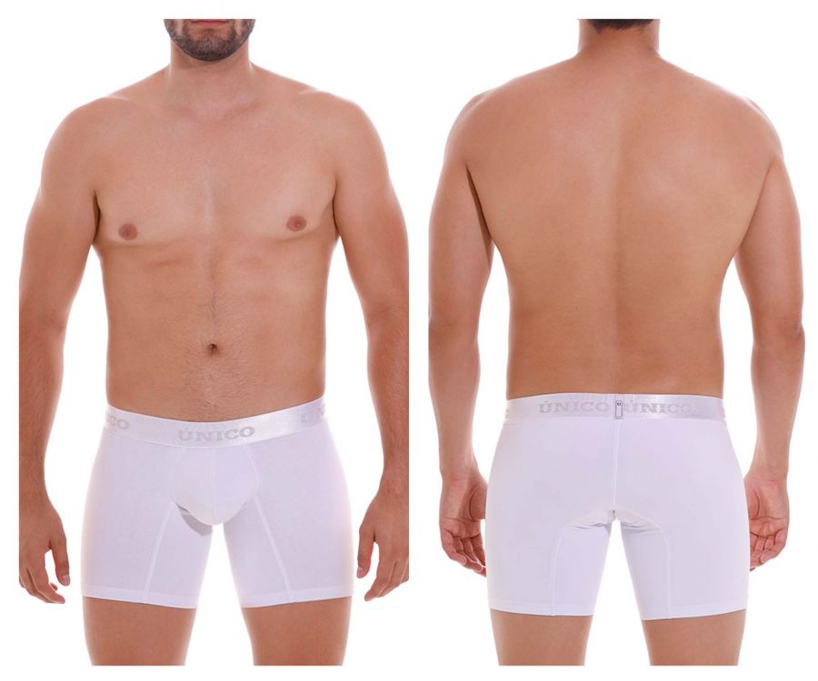 Mundo Unico Cristalino Microfiber Boxer Briefs - White