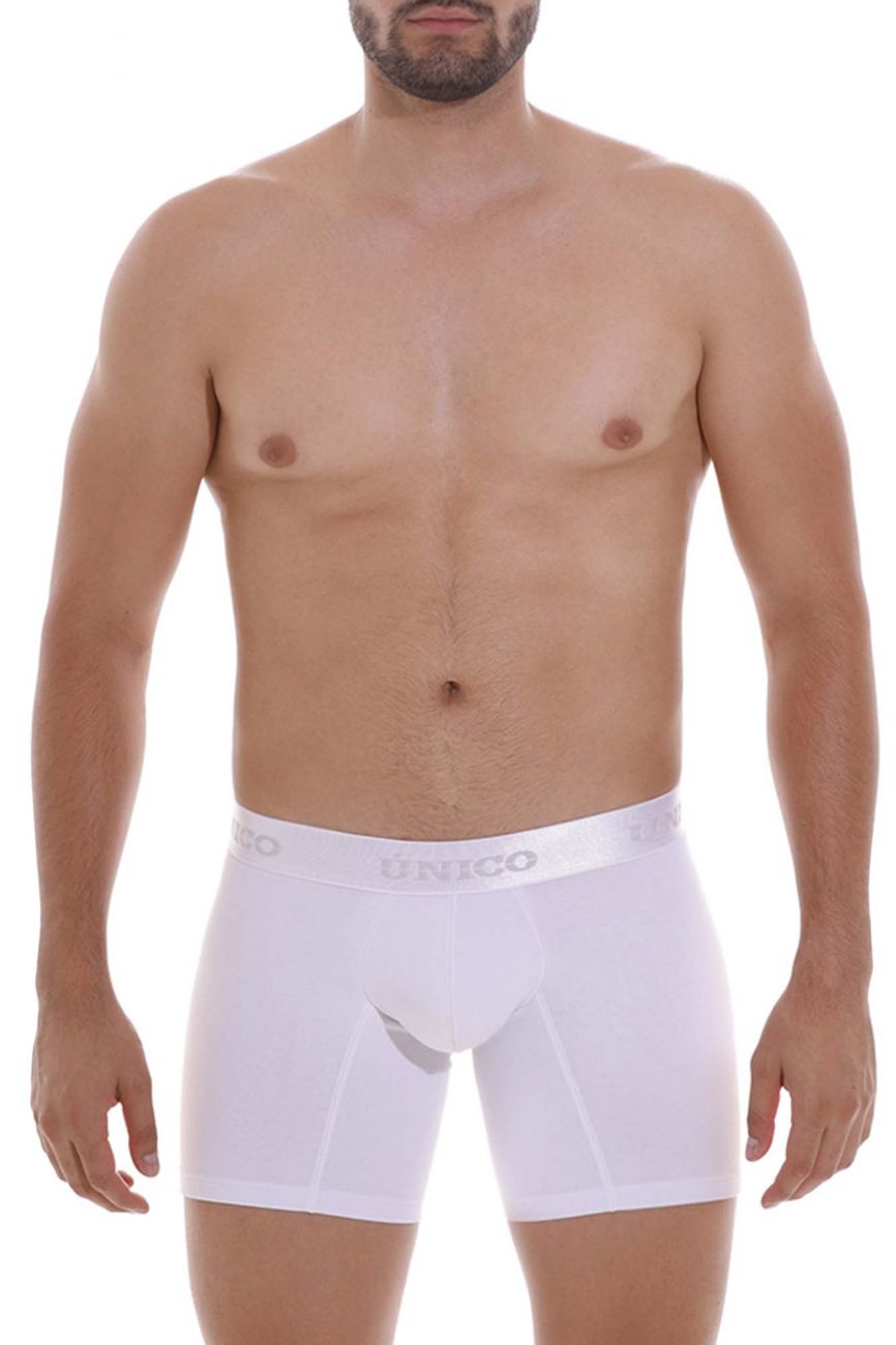 Mundo Unico Cristalino Microfiber Boxer Briefs - White
