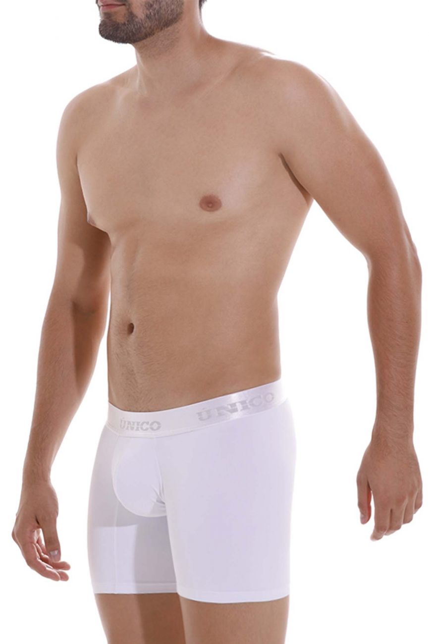 Mundo Unico Cristalino Microfiber Boxer Briefs - White
