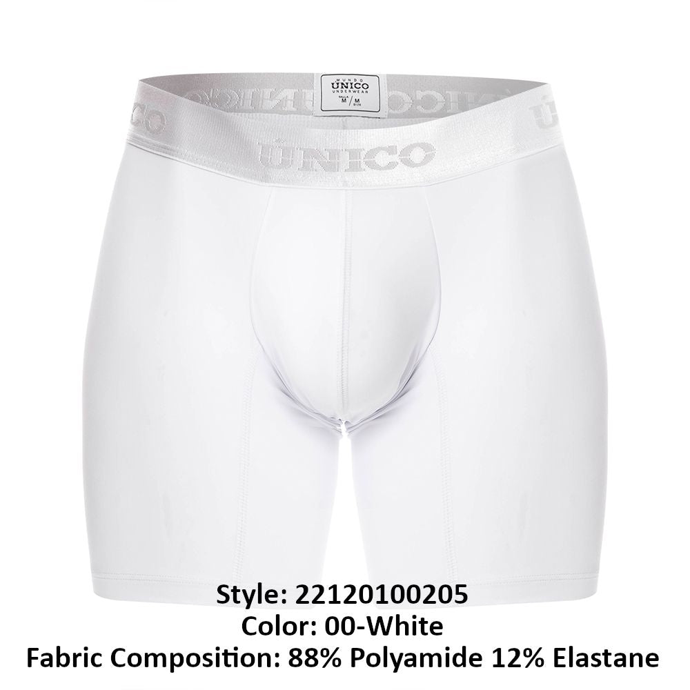 Mundo Unico Cristalino Microfiber Boxer Briefs - White