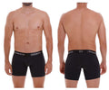 Mundo Unico Intenso Microfiber Boxer Briefs - Black