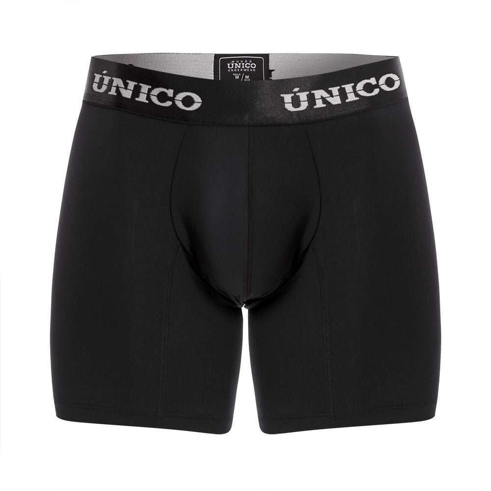Mundo Unico Intenso Microfiber Boxer Briefs - Black