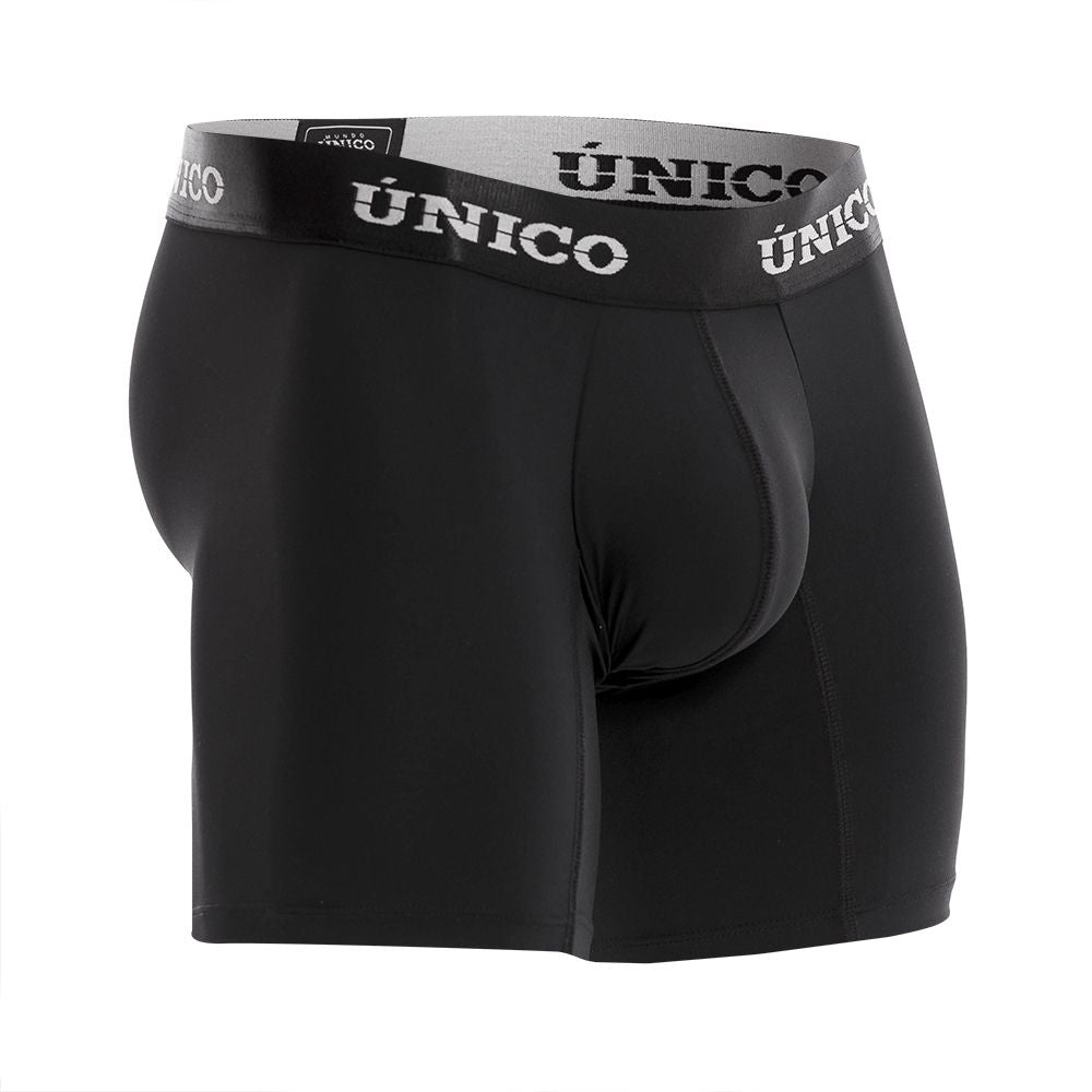 Mundo Unico Intenso Microfiber Boxer Briefs - Black