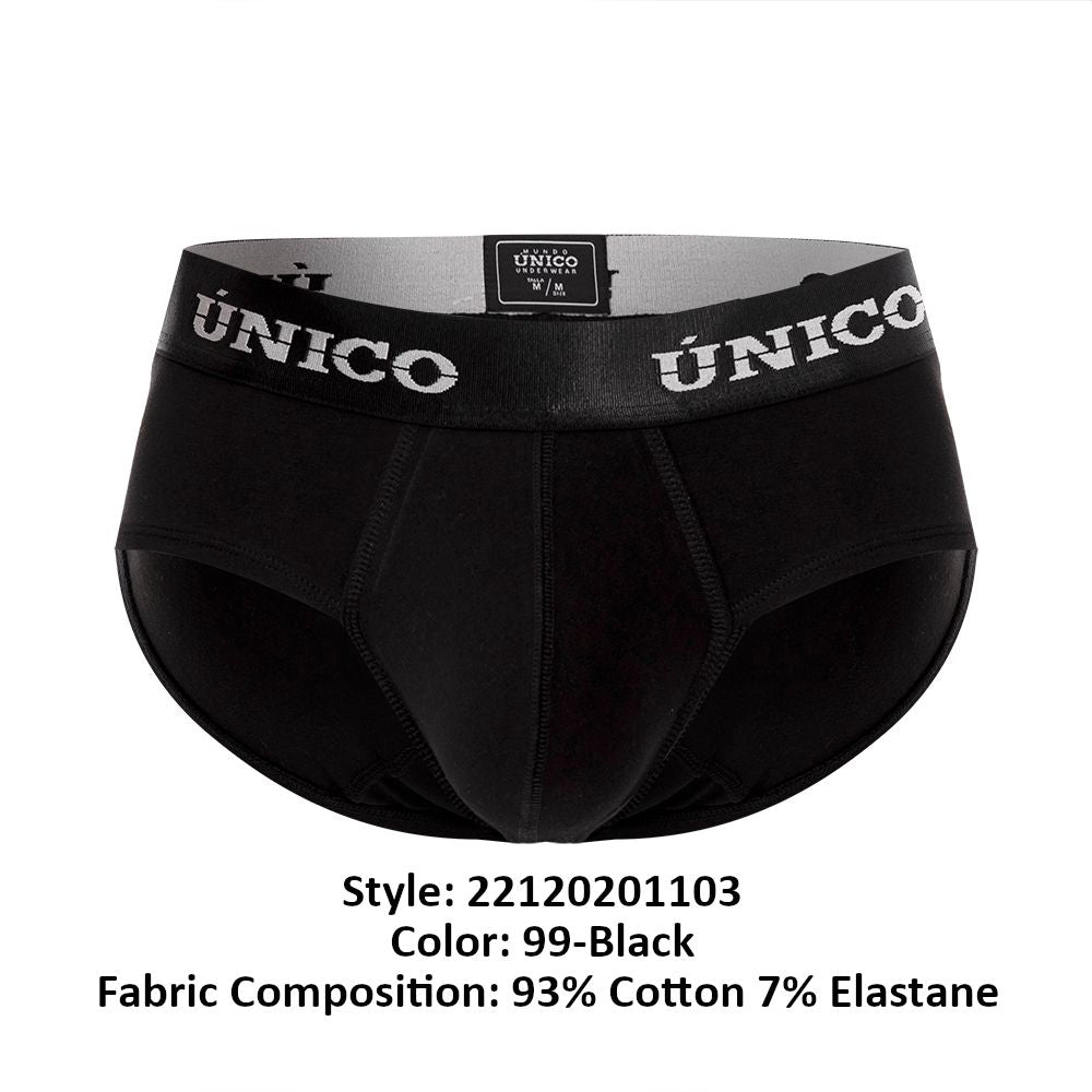 Mundo Unico Intenso Briefs - Black