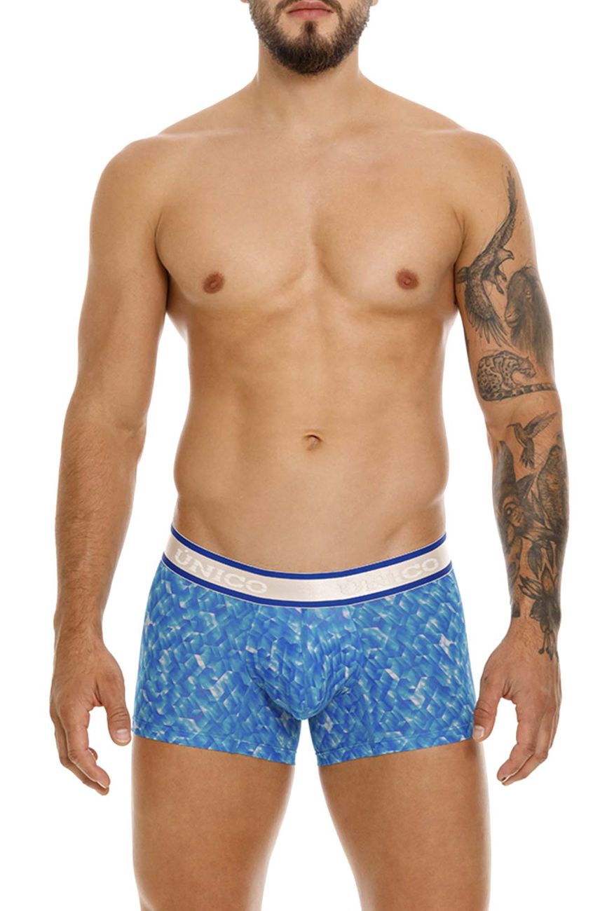 Mundo Unico Palindromo Trunks - Blue