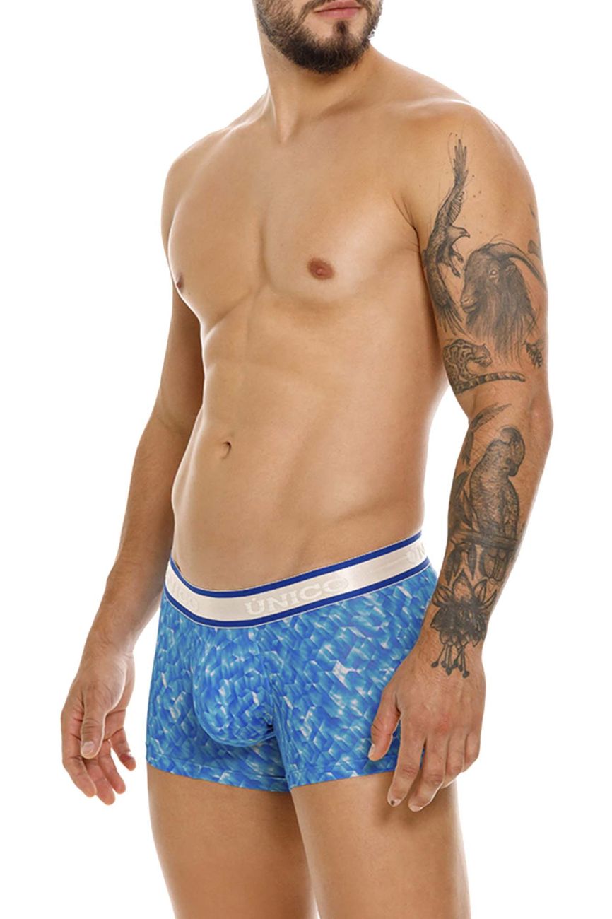 Mundo Unico Palindromo Trunks - Blue