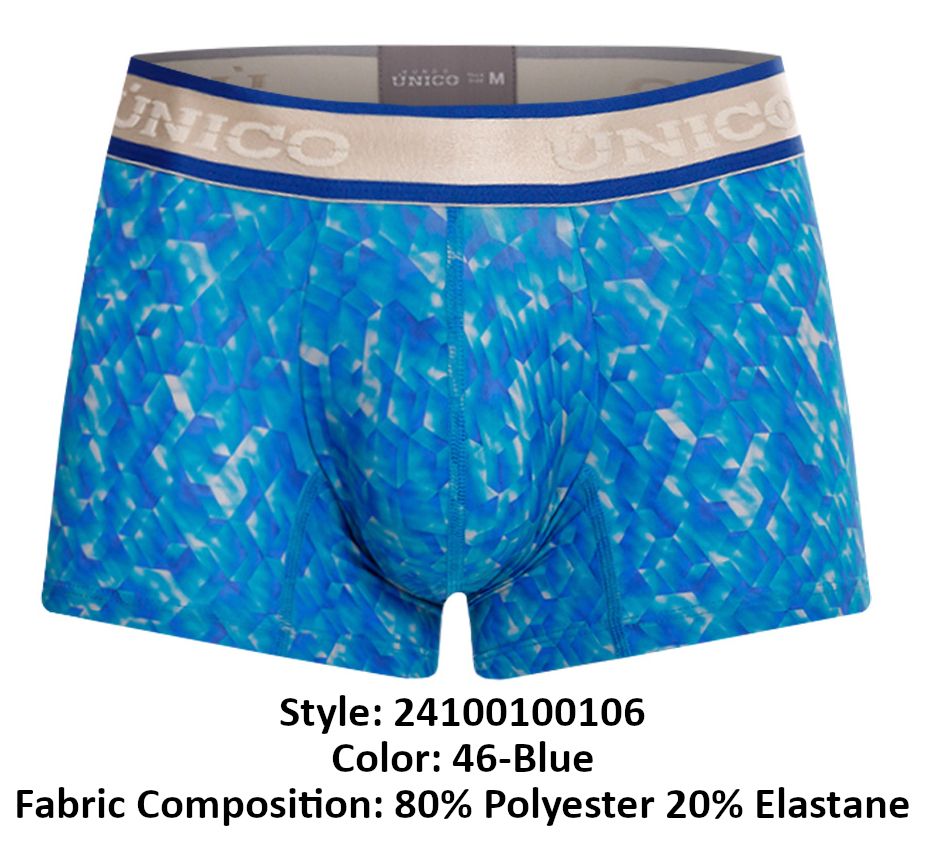 Mundo Unico Palindromo Trunks - Blue