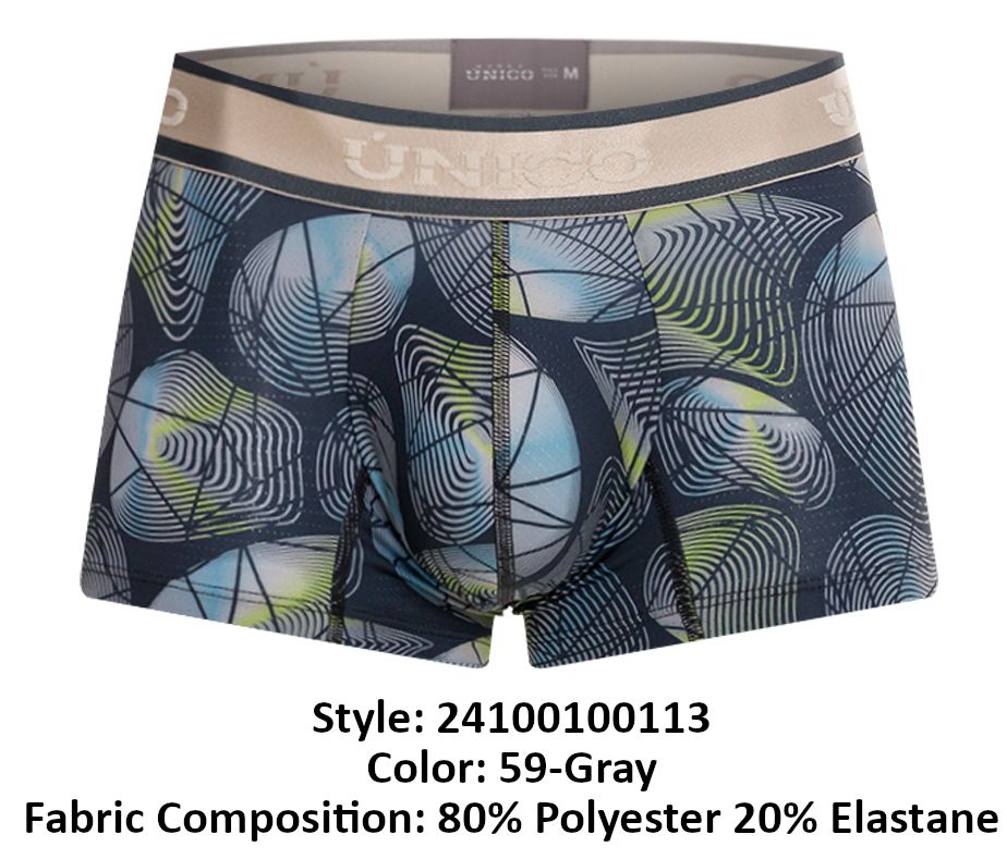 Mundo Unico Resplandecer Trunks - Gray