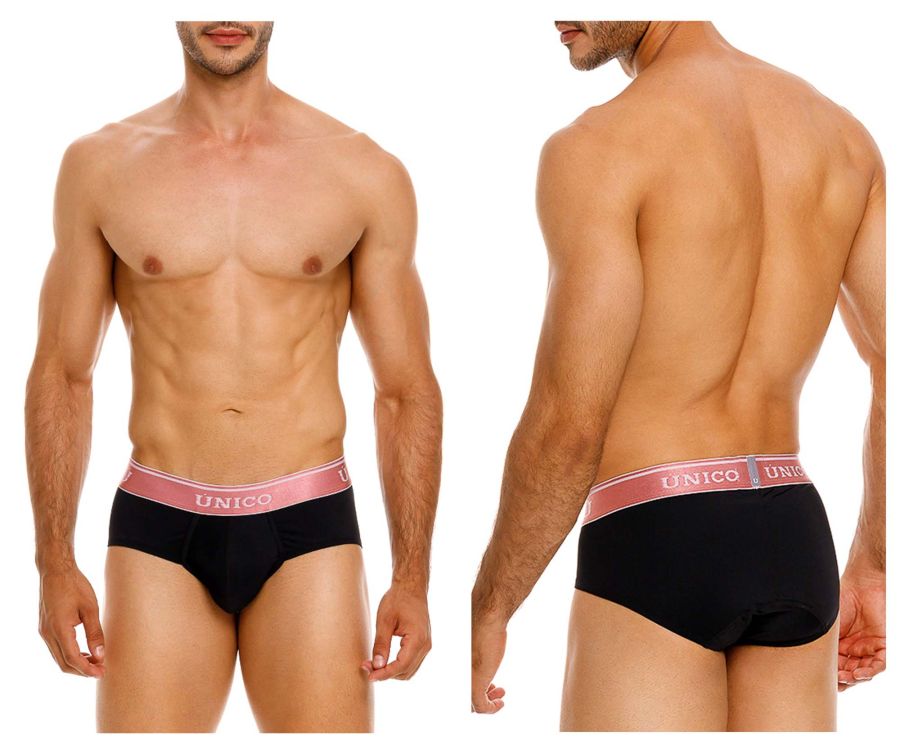 Mundo Unico Oro Rosa Briefs - Black