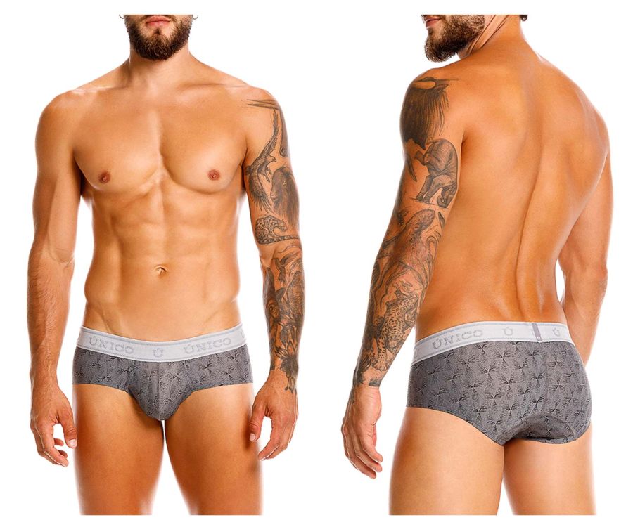 Mundo Unico Chisell Briefs - Gray