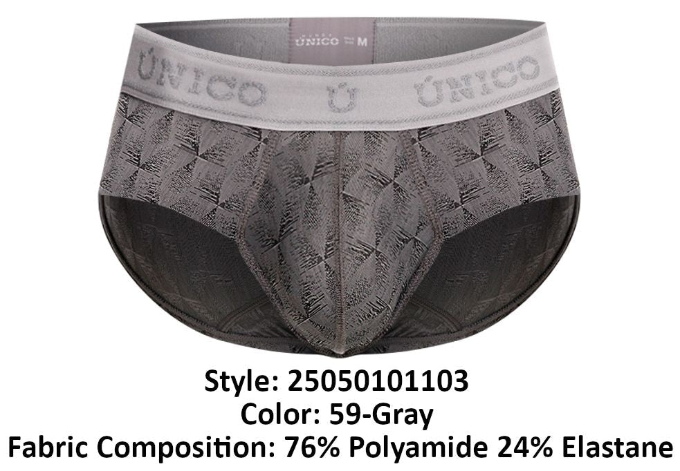 Mundo Unico Chisell Briefs - Gray