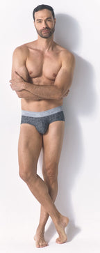 Mundo Unico Chisell Briefs - Gray