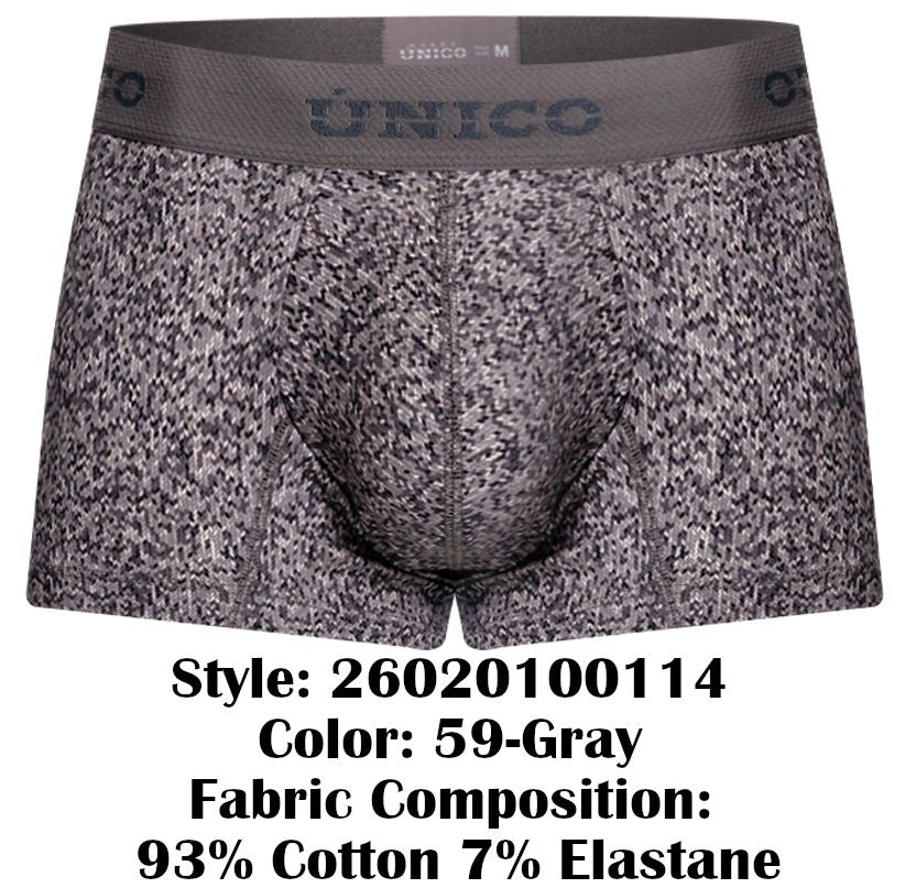 Mundo Unico Suede Trunks - Gray