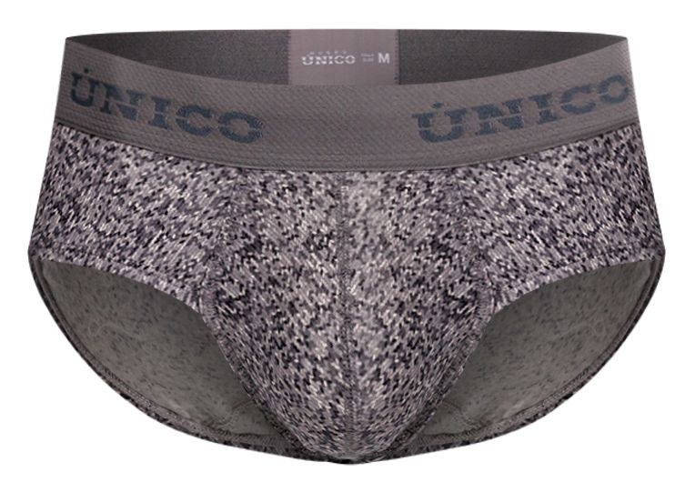 Mundo Unico Suede Briefs - Gray