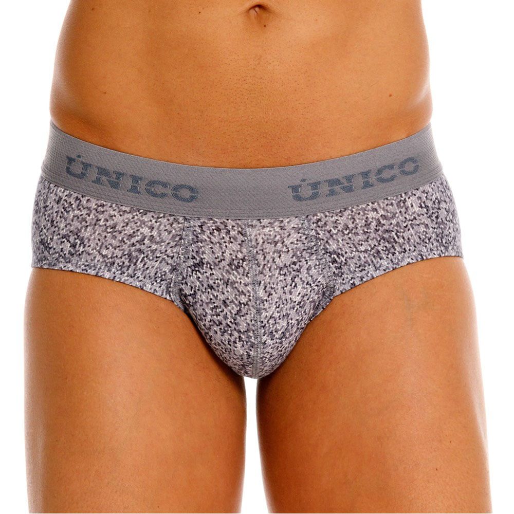 Mundo Unico Suede Briefs - Gray