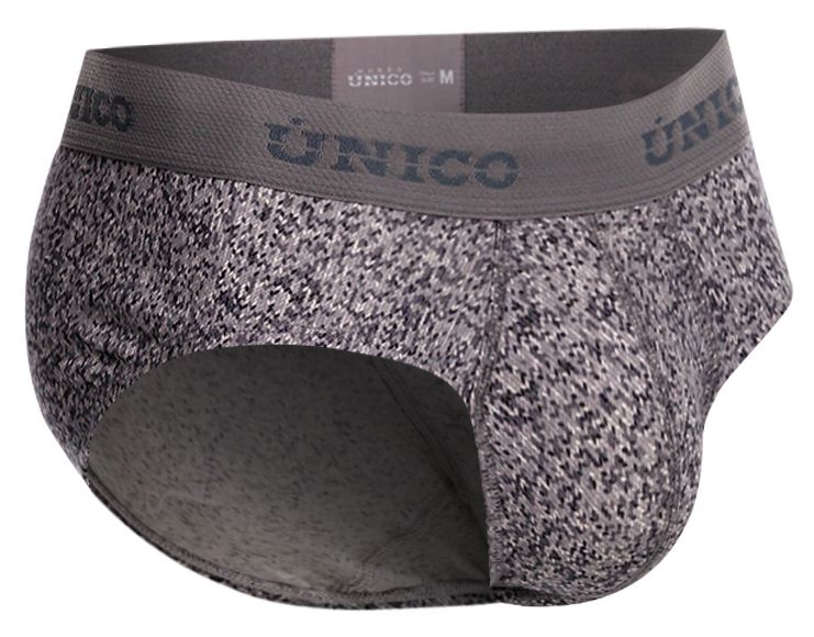 Mundo Unico Suede Briefs - Gray