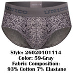 Mundo Unico Suede Briefs - Gray