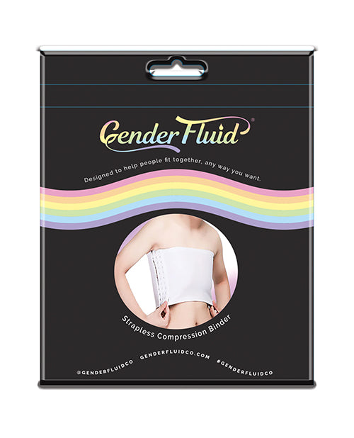 Gender Fluid Strapless Binder - XXL White