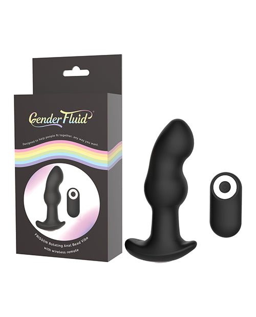 Gender Fluid Frission Anal Vibe with Remote - Black
