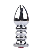 Gender Fluid Excite! Extendo Metal Butt Plug - Silver
