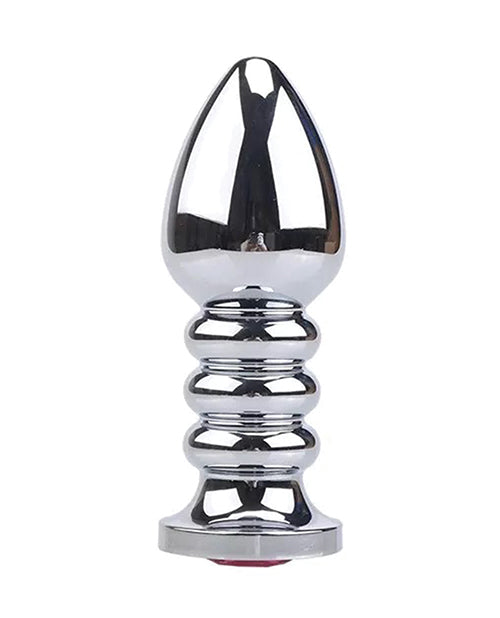Gender Fluid Excite! Extendo Metal Butt Plug - Silver