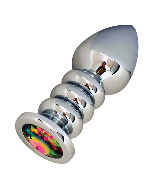 Gender Fluid Excite! Extendo Metal Butt Plug - Silver