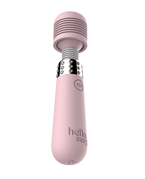 Hello Sexy! Bling Bling Mini Wand Massager - Cherry Blossom