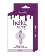 Hello Sexy! Bling Bling Mini Wand Massager - Lilac