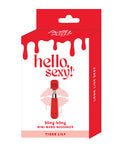 Hello Sexy! Bling Bling Mini Wand Massager - Tiger Lily