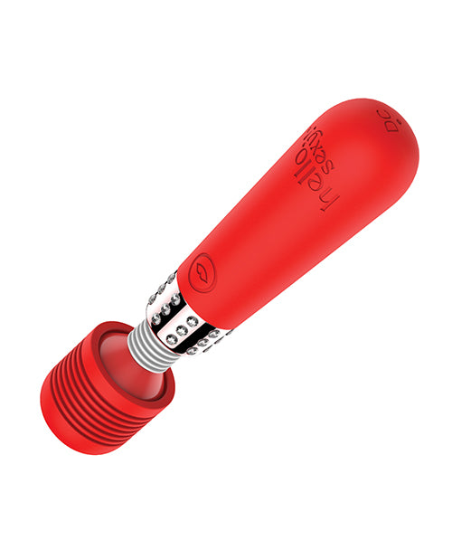 Hello Sexy! Bling Bling Mini Wand Massager - Tiger Lily