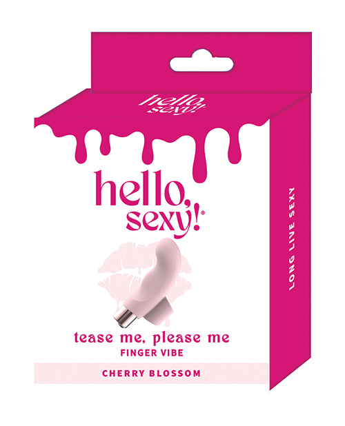 Hello Sexy! Tease Me, Please Me Finger Vibe - Cherry Blossom