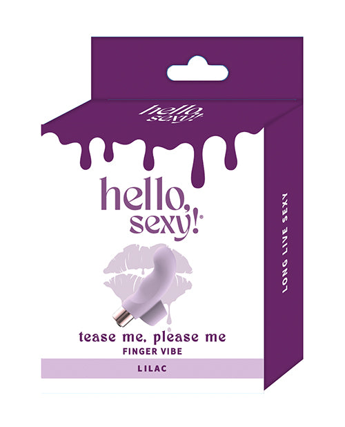 Hello Sexy! Tease Me, Please Me Finger Vibe - Lilac