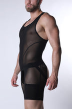 CELLBLOCK 13 Void Mesh Body Suit - Black