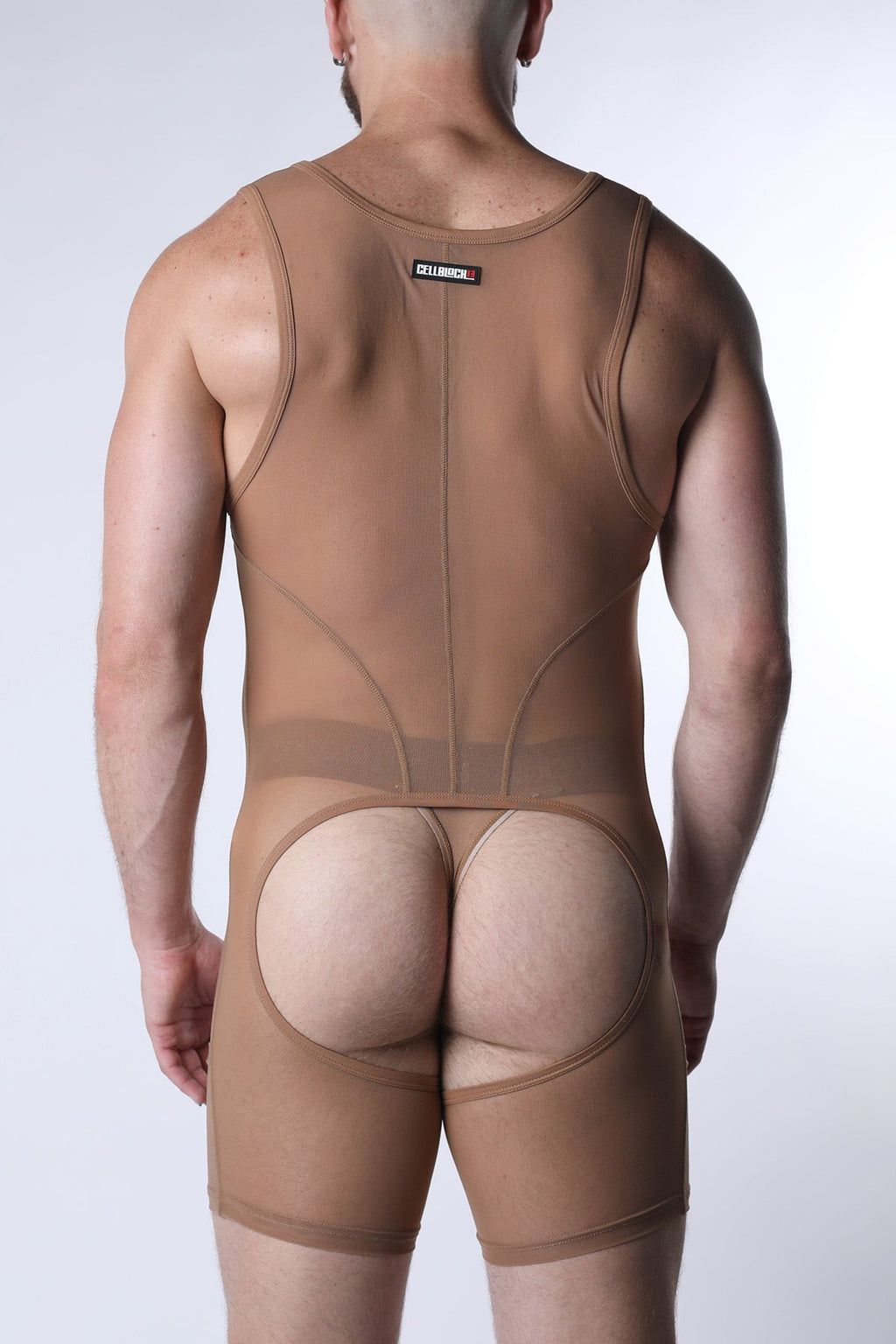CELLBLOCK 13 Void Mesh Body Suit - Tan