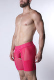 CELLBLOCK 13 Void Mesh Chap Short - Pink