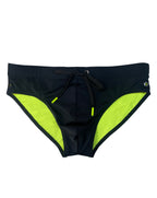 Modern Classic Swim Brief - Jet Black