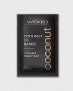 Wicked Sensual Coconut Oil Lubricant - .1 oz Sample