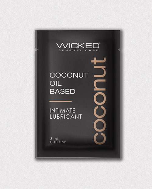 Wicked Sensual Coconut Oil Lubricant - .1 oz Sample