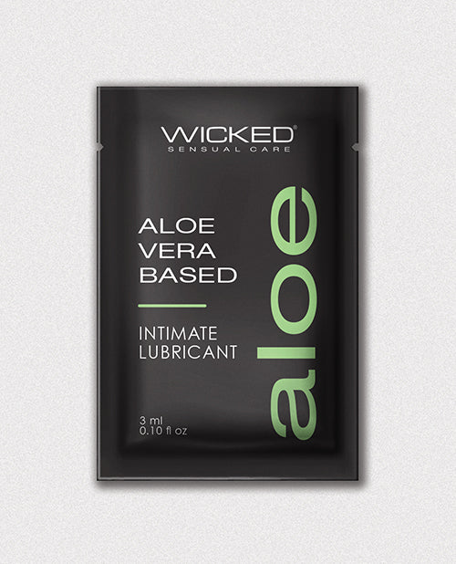 Wicked Sensual Aloe Lubricant - .1 oz Sample