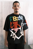 Walter Van Beirendonck Alien Action Tee Oversized Black