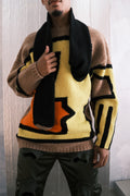 Walter Van Beirendonck Moon Eye Camel Knit FW 24-25