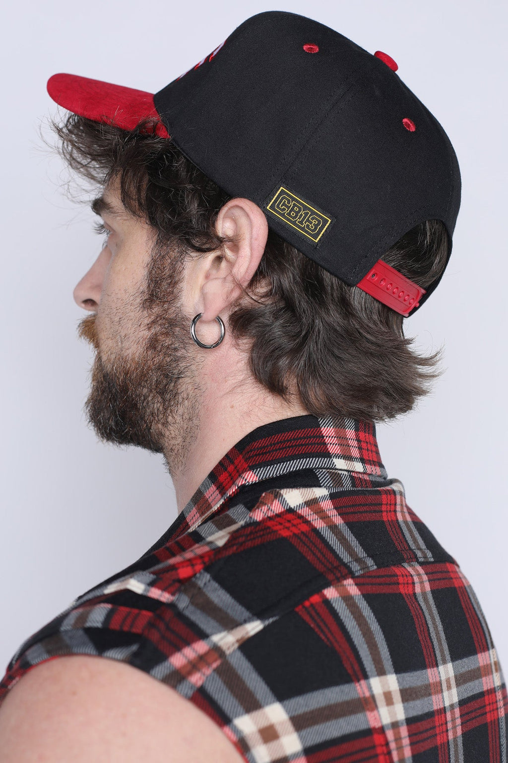 CellBlock 13 WOOF Snapback Cap - Red