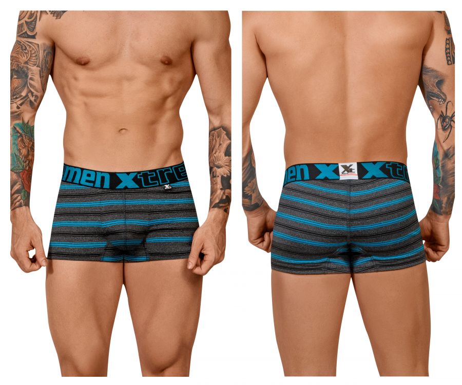 Xtremen Stripes Trunk - Turquoise