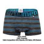 Xtremen Stripes Trunk - Turquoise