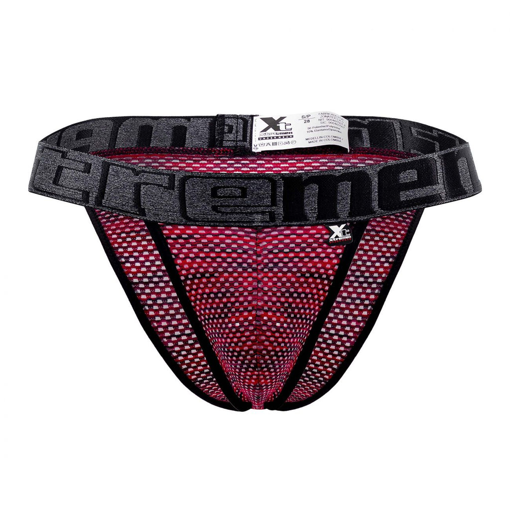 Xtremen Microfiber Mesh Bikini - Red