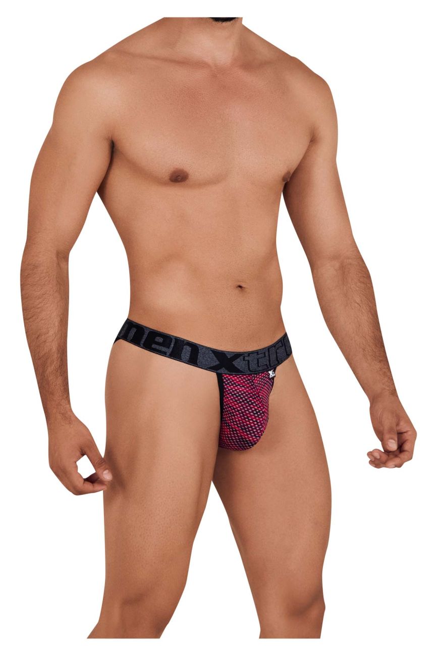 Xtremen Microfiber Mesh Bikini - Red