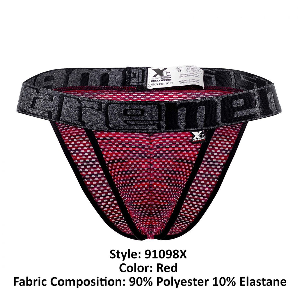 Xtremen Microfiber Mesh Bikini - Red