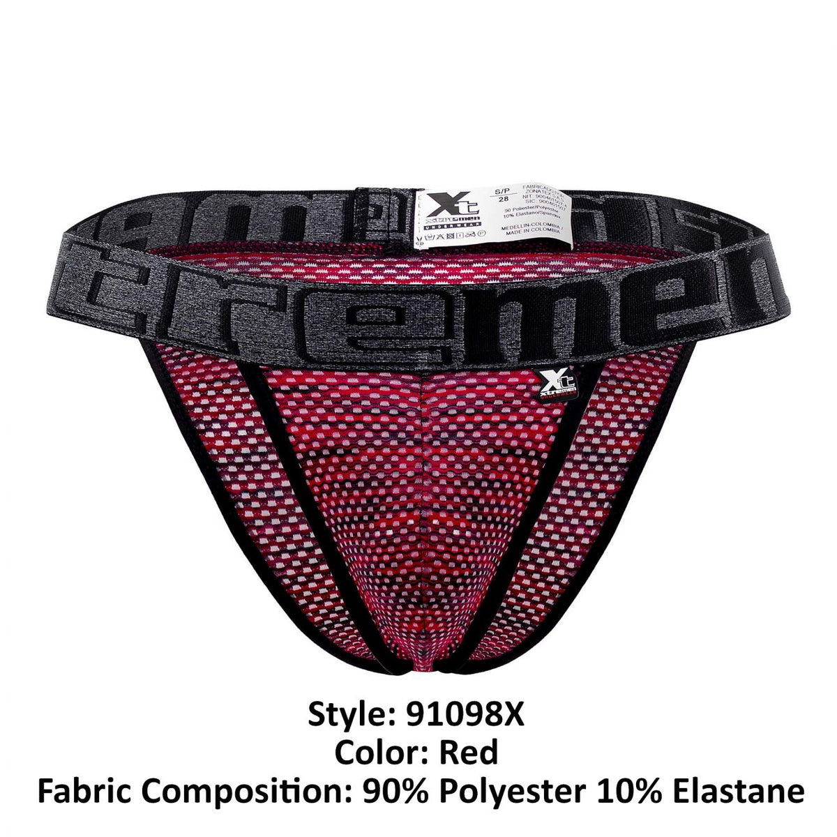 Xtremen Microfiber Mesh Bikini - Red