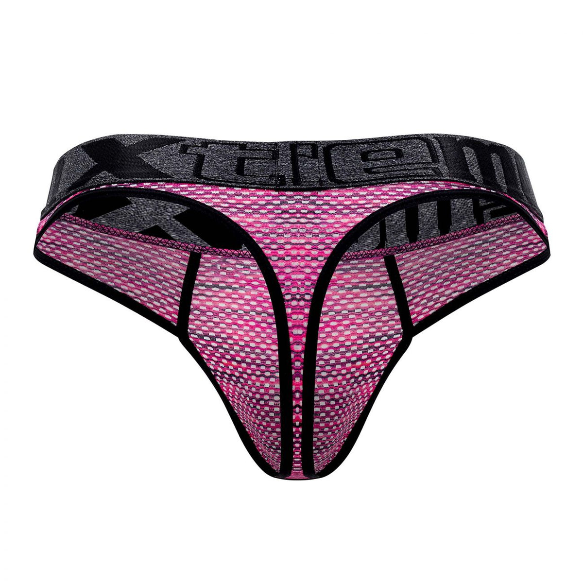 Xtremen Microfiber Mesh Thongs - Pink